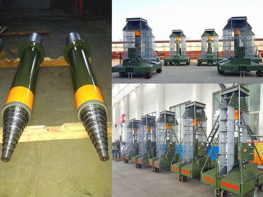 Max ID 500mm Гидравлический цилиндр на заказ Трехступенчатый кран Гидравлический цилиндр