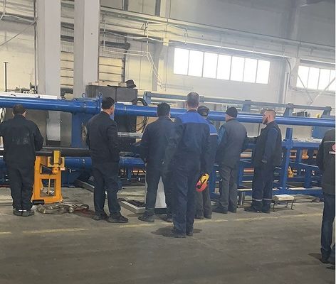 2500 КН сила холодно тянущая машина 5 м/мин с гидравлической системой