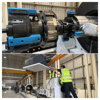 SIEMENS Электрический процесс внутреннего отверстия скивинг роликов сверхширокой конструкции рельсов-гидов